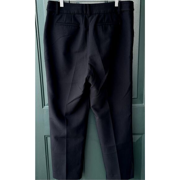Talbots Black Dress Pants Sz 10 w/ Gunmetal Buttons Trousers Office Career Work - Picture 3 of 5